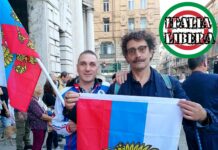 ITALIA LIBERA SCENDE IN PIAZZA A GENOVA